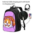 thumbnail image 2 of Daiia Corgi In Sushi Roll Pattern USB Charging Backpack for Men and Women, Anti-Theft Backpack,Travel Backpack,School Backpack,College Backpack,Laptop Backpack, 2 of 7