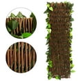 thumbnail image 4 of DOEWORKS Expandable Fence Privacy Screen for Balcony Patio Outdoor, Faux Ivy Fencing Panel for Backdrop Garden Backyard Home Decorations - 1PACK, 4 of 5