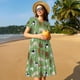 thumbnail image 4 of Disketp Cows And Calves para Vestido de Manga Corta para Mujeres, Vestidos de Verano para Mujeres, Casual y Holgado para la Playa, 4 of 6