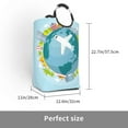 Gaeub Dreaming Travel Print 50L Large Laundry Hampers with Handles