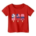 thumbnail image 3 of Hiijoy Big Girls' Independence Day T-Shirt Short Sleeves Crew Neck T Shirt, Sizes 1-14, 3 of 3