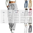 thumbnail image 3 of Vivianyo HD Women's Solid Wide Leg Elastic Drawstring Knit Jogger Pants, Womens Casual Loungewear Trousers with Oversized Patch Pocket for Jogging, Women's Blue, Sizes S-3XL, 3 of 6