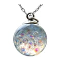 thumbnail image 1 of Bijoux en Liquidation Collier Bulle Coloré Collier Boule Cadeau de la Saint-Valentin Propre, 1 of 7