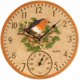 thumbnail image 2 of Outside In Robin 12" Wall Clock and Thermometer, 2 of 4