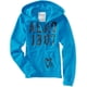 thumbnail image 1 of Aeropostale Aero 1987 Sudadera con capucha y cremallera completa para mujer, azul, extragrande, 1 of 1