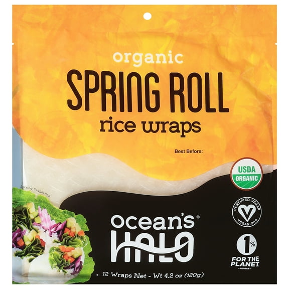 Ocean's Halo - Rice Wrap Og2 Spring Roll - CS of 12-4.2 OZ
