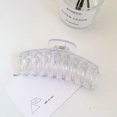 thumbnail image 1 of Pinza transparente para el pelo para mujer y niña, accesorio de acrílico resistente, pinzas de gran tamaño para el pelo, novedad, 1 of 4