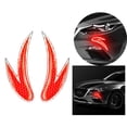 thumbnail image 3 of DYNWAVECA Bande Anti-Rayures 2x et Coins avant Arrière de Porte Bande Réfléchissante Anti-Collision - Rouge, 3 of 8