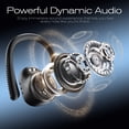 thumbnail image 2 of Wireless Noise Cancelling Earbuds Bluetooth for iphone Android, Over Ear Buds with ENC Mics, Deep Bass 40Hrs Playtime IPX7 Waterproof Headphones for Sport, Black, 2 of 7