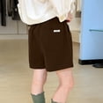 thumbnail image 5 of Edvintorg Girls Shorts Size 10-12 Loose Fit Casual Elastic Waisted Athletic Short with Pockets Teen Clothes for Girls, 5 of 8