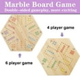 thumbnail image 6 of HOROW Double Sided Board Game, Wooden Beige, 4 lb, 6 of 7