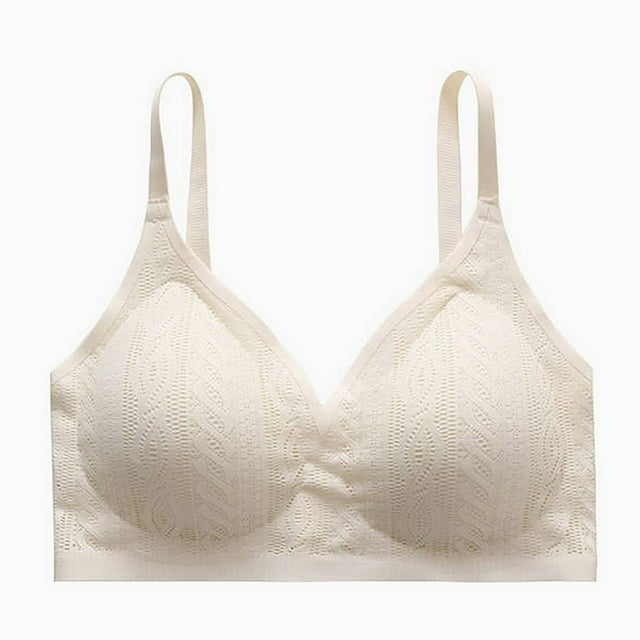 DPTALR Soutien-Gorge Sans Couture Dos Nu pour Femmes avec Bretelles Sans Armatures Trois Boucles Réglables Bonnets Fixes et Bretelles