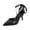 Black, variant on Rokment Stiletto Dressy Shoes for Women Bride Wedding Delicate Elegant Pearl Leather Pointed Toe Slip on High Heels with Back Lace up Summer Fall Dress Pumps Sandals Black Size 6