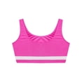 thumbnail image 5 of Sholeno Kids Girls Athletic Sports Vest Top Soft Crop Cami Sleeveless Shirt Bra Tops Gymnastics Hot Pink 16, 5 of 6