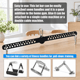 Poll Down Exercise Multi Hole Bar 3 Multi-grip Lat Pull Down Bar for Home Gym Fitness ...