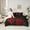 Red, variant on Manfei Romantic Red Rose 7-Piece Twin Bedding Sets, Western Valentines Day Bedding Comforter Set, Teens Adult Men Women Reversible Sheet Sets, Breathable Home Decor