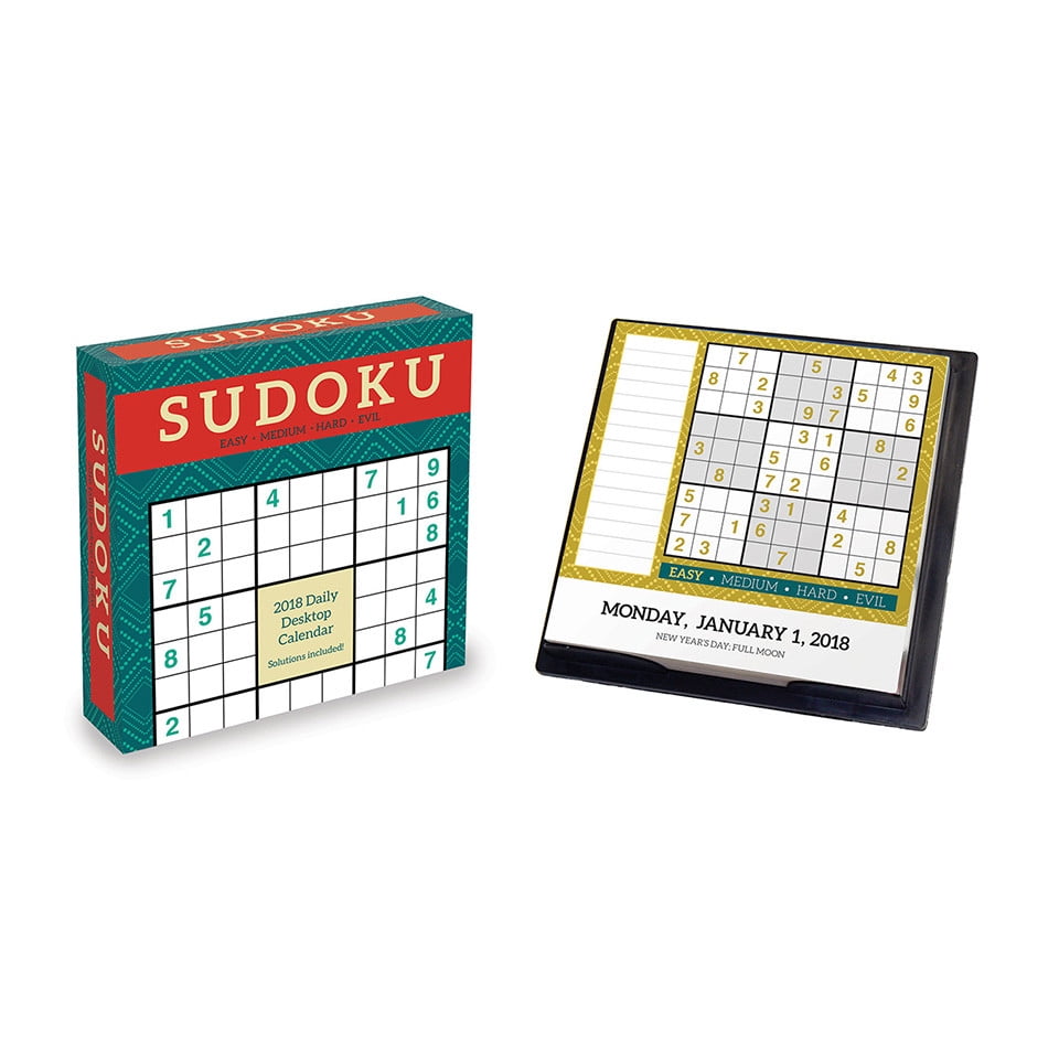 2018 Sudoku Daily Desktop Calendar - Walmart.com - Walmart.com
