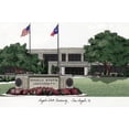 thumbnail image 2 of Angelo State University 11w x 8.5h Manhattan Black Single Mat Gold Embossed Diploma Frame with Bonus Campus Images Lithograph (value savings at $59), 2 of 2