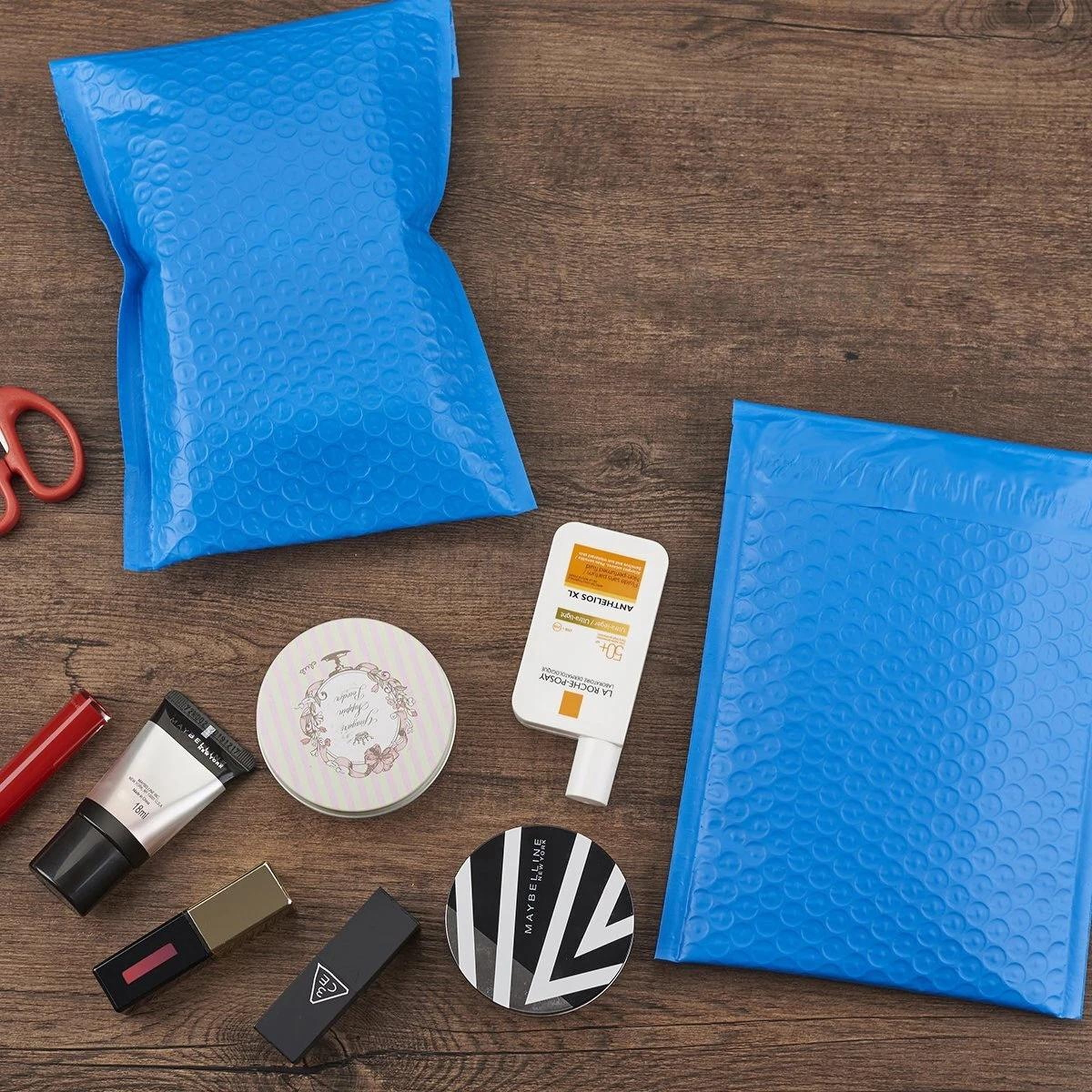 200 #5 Blue Poly Bubble Mailers 10.5" x 16" Shipping Mailing Padded Envelopes