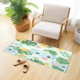 thumbnail image 6 of Cute Elephant Head and Plant Bath Mat 39x20 Non-Slip Bathroom Rugs Absorbent Soft Plush Quick Dry for Tub Shower Kitchen Home Decor, 6 of 8
