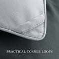 thumbnail image 6 of Aisbo Dark Grey/Light Grey California King Size Comforter Set,3-Pieces Reversible Comforter Set Soft and Lightweight,All Season Down Alternative Bed Comforter with 2 Pillow Shams, 6 of 7