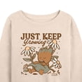 thumbnail image 3 of Marvel Guardians of the Galaxy - Groot Keep Growing - Women's French Terry Pullover Sweatshirt, 3 of 5