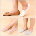 thumbnail image 4 of Women's Ballerina Socks - Solid, Non Slip, Lace Splice, Boat Socks, Cotton Blend, 4 of 4