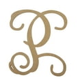 thumbnail image 1 of Wooden Letter Unfinished, Vine Font, Craft Cutout, 1 of 2