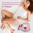 thumbnail image 3 of Charmonic Depilatory wax,Wax Warmer, Digital Waxing Kit with Silicone Pot & 500g Hair Wax Beans for Whole Body Brazilian Bikini Legs Armpit Nose Hair Removal(Pink), 3 of 7
