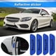 thumbnail image 1 of 4 Uds. De cintas reflectantes abiertas para coche, marca de advertencia, pegatinas para puerta de coche abierta (azul), 1 of 6