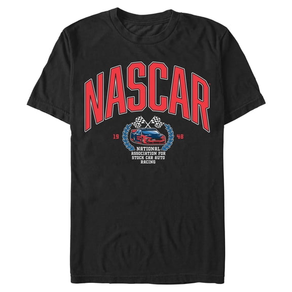 Mens NASCAR Laurel Wreath 1948 Classic Logo T Shirt