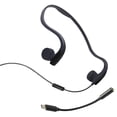 thumbnail image 1 of con micrófono Banda para el cuello Auricular Control de Choque Graves profundos Auricular estéreo doble liviano para ejercicio Gimnasio, 1 of 7