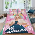 thumbnail image 2 of JOJO Siwa Conjunto de sábanas temático, trío de piezas, cómodo y amigable con la piel, diseño único, regalo de decoración para el hogar para familiares, amigos y fans,135cm *200cm, 2 of 6