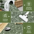 thumbnail image 6 of Haperlare Vintage Rug Runner 2'x6' Entryway Floral Area Rugs for Hallway Washable Low Pile Rugs for Bedroom Non Slip Kitchen Laundry Rug Forest Green, 6 of 7