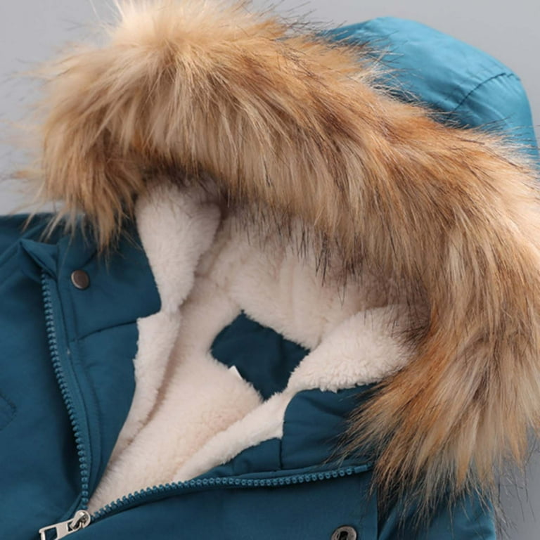 FRSASU Kids Coat Jacket Clearance Children s Velvet Padded Coat