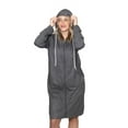 thumbnail image 3 of MISS POPULAR Womens Hoodie Sweater Dress, 3 of 6