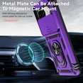 thumbnail image 4 of for Google Pixel 8 Case with Slide Camera Cover HD Screen Protector [Military Grade 16ft. Drop Tested] Magnetic Ring Holder Kickstand Protective Phone Case for Google Pixel 8 2023 (6.2 inch), Black, 4 of 5