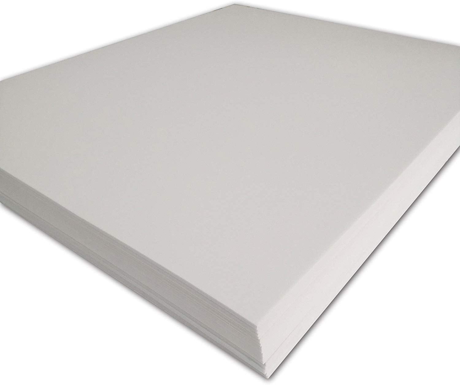 20 Sheets，15" x 18" x 3mm， 3D Embroidery Puffy Foam Backing Paper