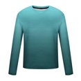 thumbnail image 4 of CHGBMOK Mens T Shirts Casual Round Neck Long Sleeve Pullover Printed T-Shirt Blouse,Sizes S-5XL, 4 of 4