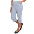 thumbnail image 3 of Alfred Dunner Womens Striped Cuffed Clamdigger, 3 of 4