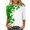 Multicolor, variant on biudgviw Plus Size St Patrick's Day Shirts for Women Print Crewneck Graphic Tees Oversized Casual Green 3/4 Sleeve Blouse Festival Outfits