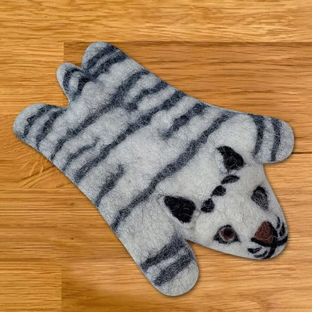 

Kitchen Gadgets Cute Animal Wool Felts Cup Cushion Cartoon-like Desktop Decorations Placemats Heat Pads Kitchen Organization and Storage