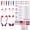 70Pcs, variant on Tumao 88 Pcs 4th of July Accessories Party Supplies Favors,Fourth of July Patriotic Decorations Set Red White Blue for Independence Day Accessories