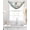 White, variant on Spring Sheer Waterfall Valance Curtains for Window, Farmhouse Bicycle Botanical Floral Flowers Rod Pocket Sheer Topper Swag Curtains for Living Room, Kitchen 38.5"W x 47.2"L, 1 Panel