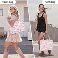 thumbnail image 6 of Large Capacity Tote Bag,Pink Breast Cancer and Love Handbag Fashion Luxury Tote Bag,15.7"x13"x 5.1" Inches,Laptop Compatible, 6 of 6