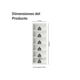 thumbnail image 3 of Estante Librero Organizador Madesa 6908 con 6 Nichos Blanco, 3 of 10