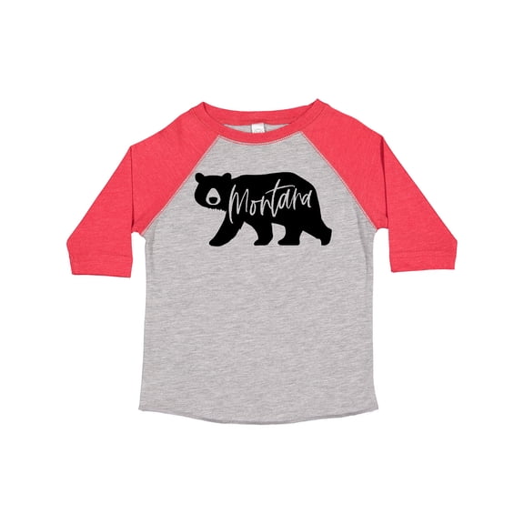 Inktastic Montana Black Bear Silhouette Boys or Girls Toddler T-Shirt