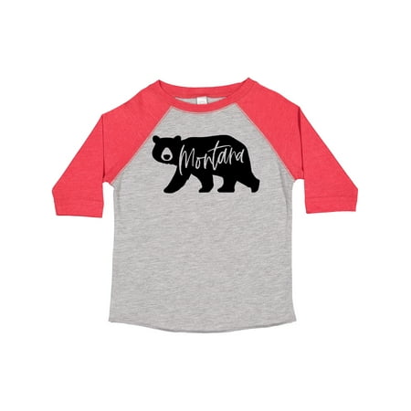 

Inktastic Montana Black Bear Silhouette Gift Toddler Boy or Toddler Girl T-Shirt