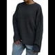 thumbnail image 1 of Suéter de Punto Holgado con Cuello Redondo y Color Liso para Mujer, Ideal para Otoño e Invierno. Gris Oscuro L, 1 of 10