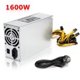 thumbnail image 1 of Bitcoin Miner Mining Power Supply Machine For 6 GPU ETH BTC Rig S7 S9 1600W, 1 of 8